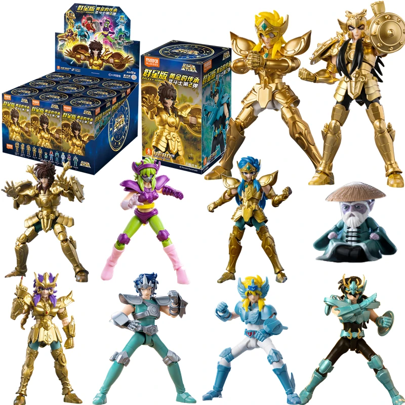 

Оригинальная игрушка Saint Seiya V02 GALAXY VERSION V01 Dohko Libra Aquarius Ophiuchus Nachi Draco Seiya, экшн-фигурка в подарок