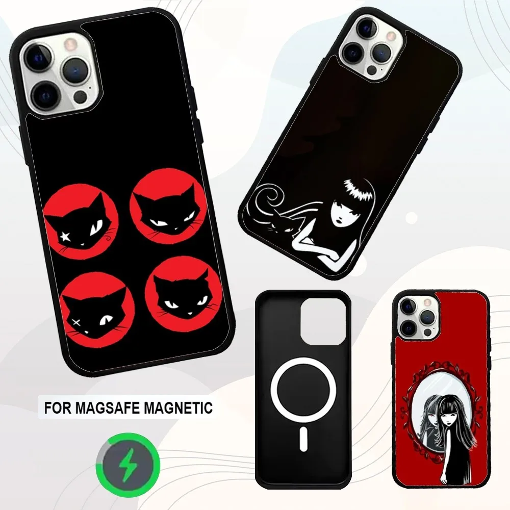 

E-Emily The Stranges Phone Case For iPhone 16e,16,15,14,13,12,11,Plus,Pro,Max,Mini Magsafe Magnetic Wireless Charging