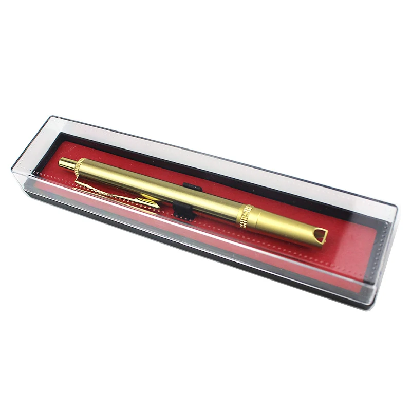 Brass Blood Lancet Pen Professional Acupuncture&Cupping Therapy Stainless Steel Lancing Device Bleeding Needle 23 26 28 30G