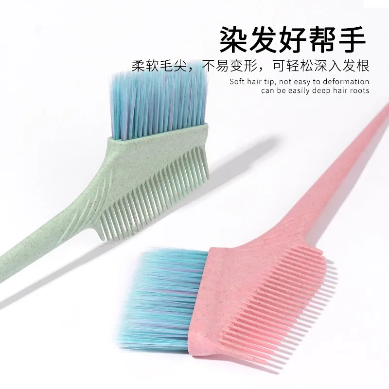 Hair Dye Brush Stylish Colorful Soft Bristles Professional Barbershop Salon Hair Dye Tool Hair Coloring Brushes Escova De Cabelo