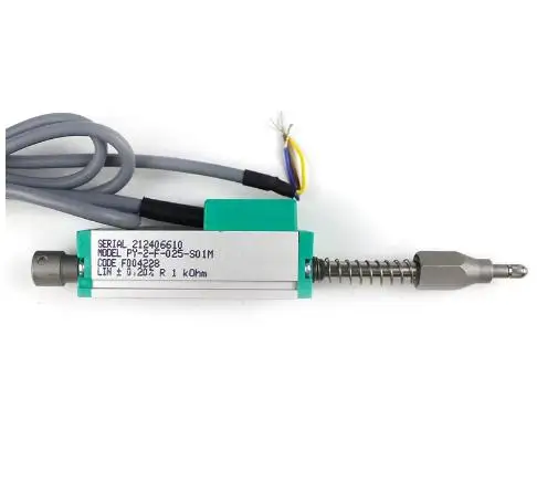 PY-2-F-025-S0 M Spring Self Resetting Displacement Sensor Electronic Ruler PY-2-F-025-S01M