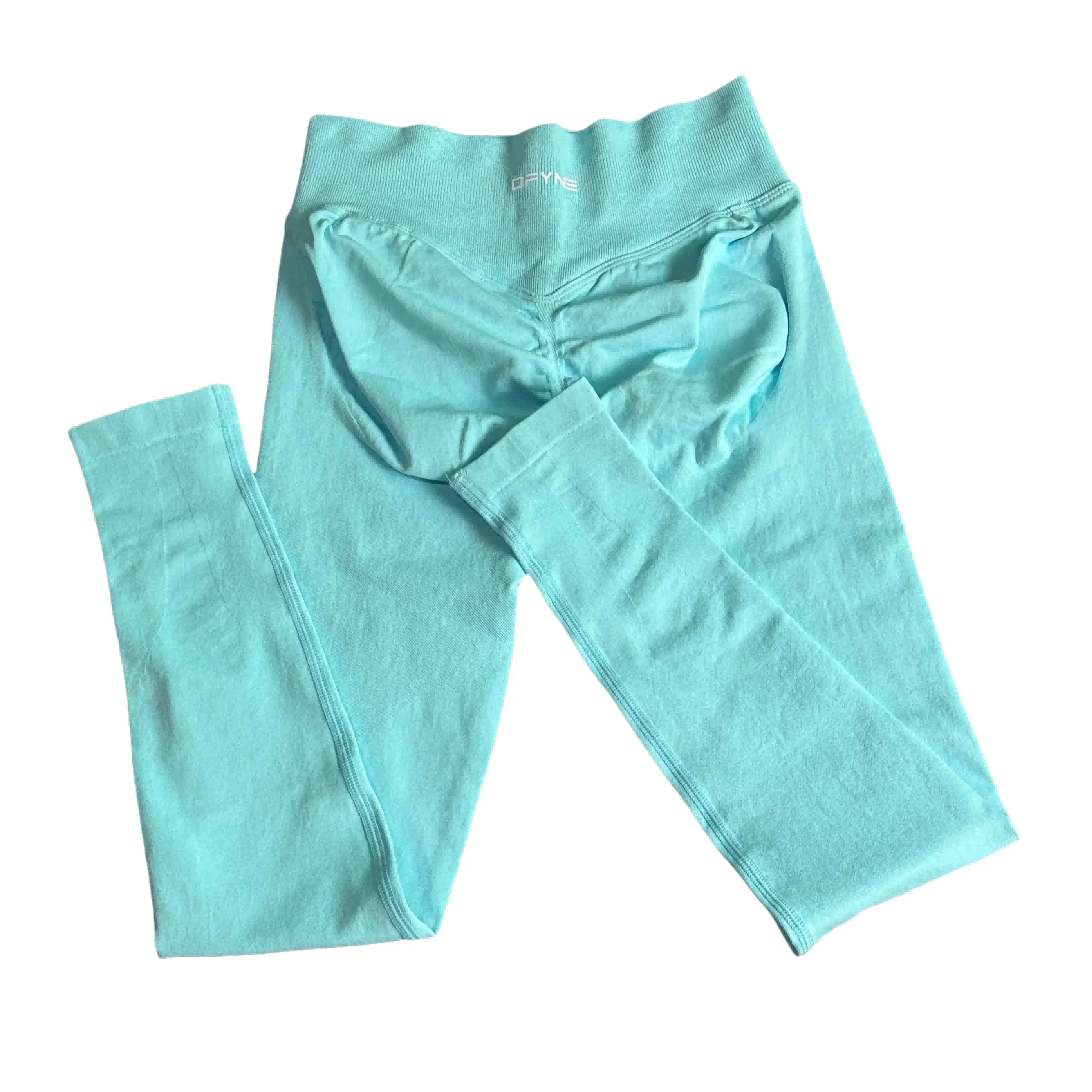 Dynamic Impact Leggings for Women Scrunch Seamless Yoga Legging Low Ribbed Band Gym Sports Pants High Stretchy Fitness Tights