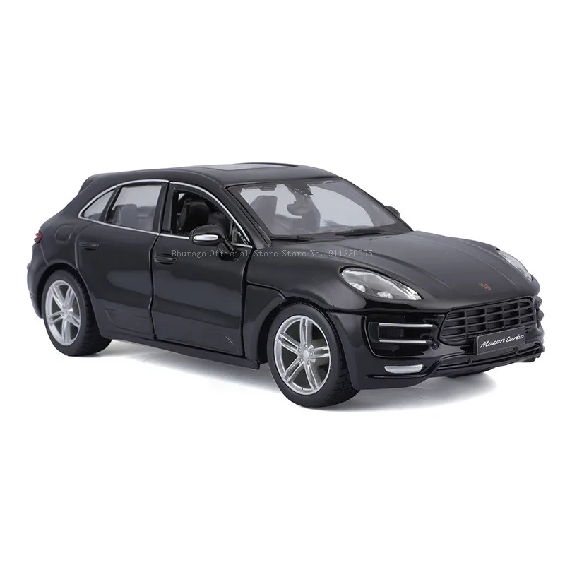 Bburago 1:24 Porsche Macan alloy racing luxury classic car die-casting car model toy collection gift off-road vehicle SUV