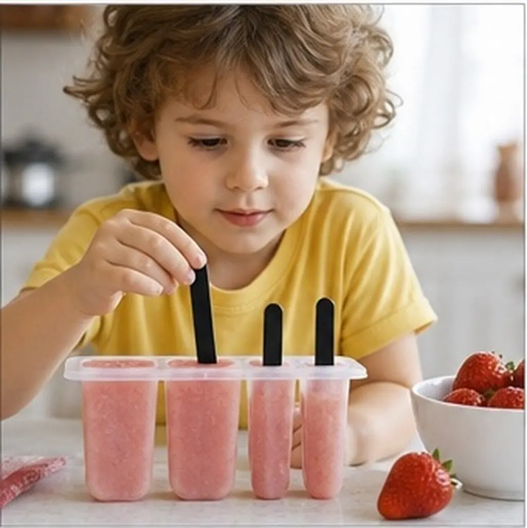 20 Pcs Crafts Clear Cake Pops Acrylic Dessert Sticks Reusable Ice Candy Ice Pop for