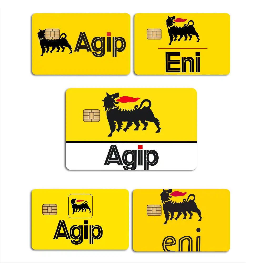 A-Agips-S E-Eni-S Fashion Matte Gold Silver Black Matte Film Skin Sticker Tape for Bank Credit Debit Card