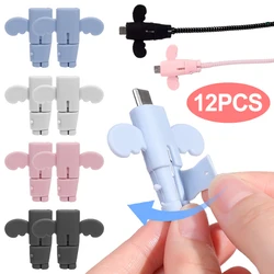 12/1PCS Universal USB Charging Cable Data Cord Protector Cover For iPhone Samsung Xiaomi Huawei Charger Wire Anti-tear Case