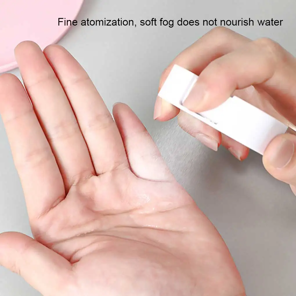 Transparent Pump 50ml Water Storage Liquid Spray Bottle Cosmetic Refillable Fragrance Hand Sanitizer Bottling Perfume