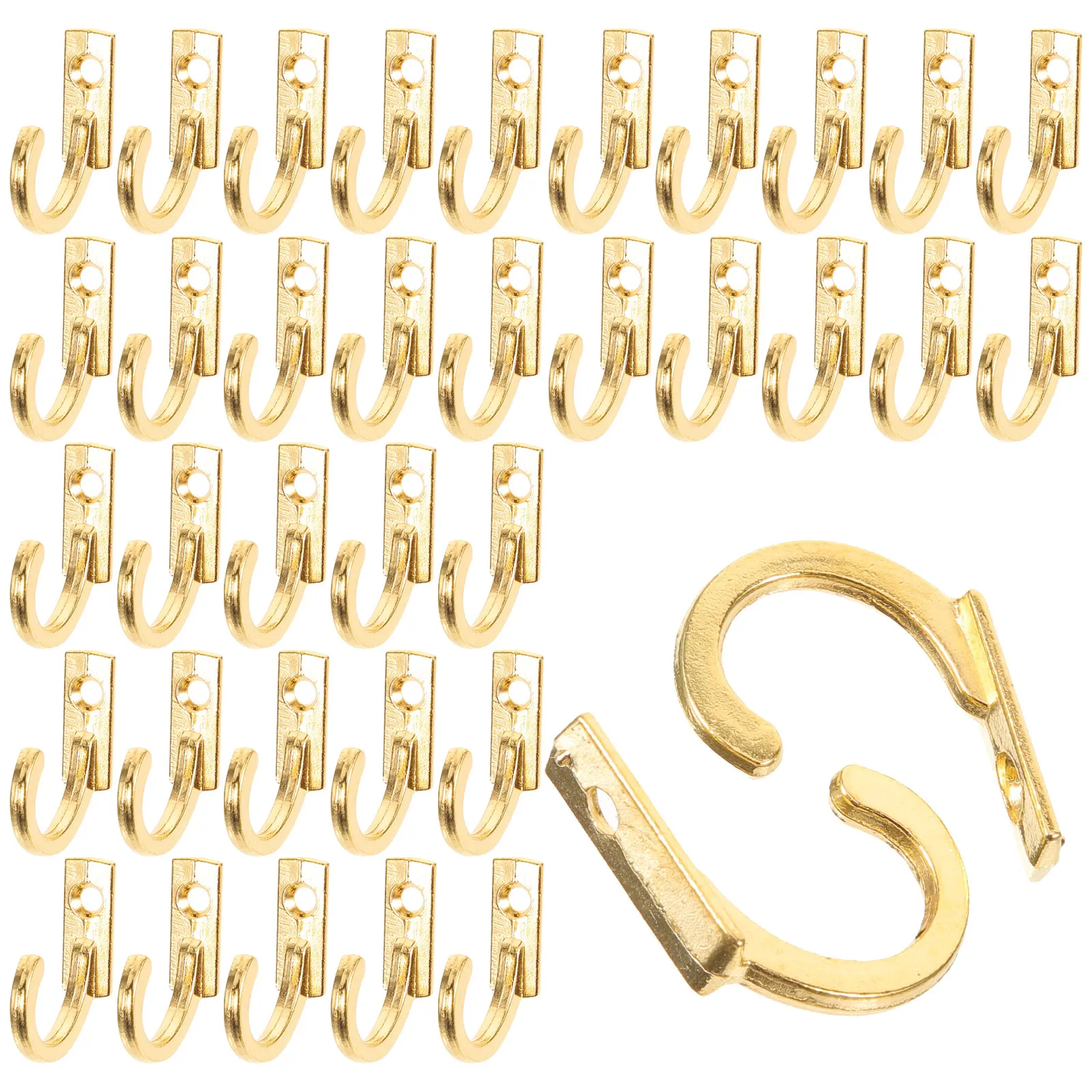 

100 Pcs Mini Wall Hooks Zinc Alloy Lightweight Hanging Coats Hats Keys Vintage Bedroom Bathroom Closet