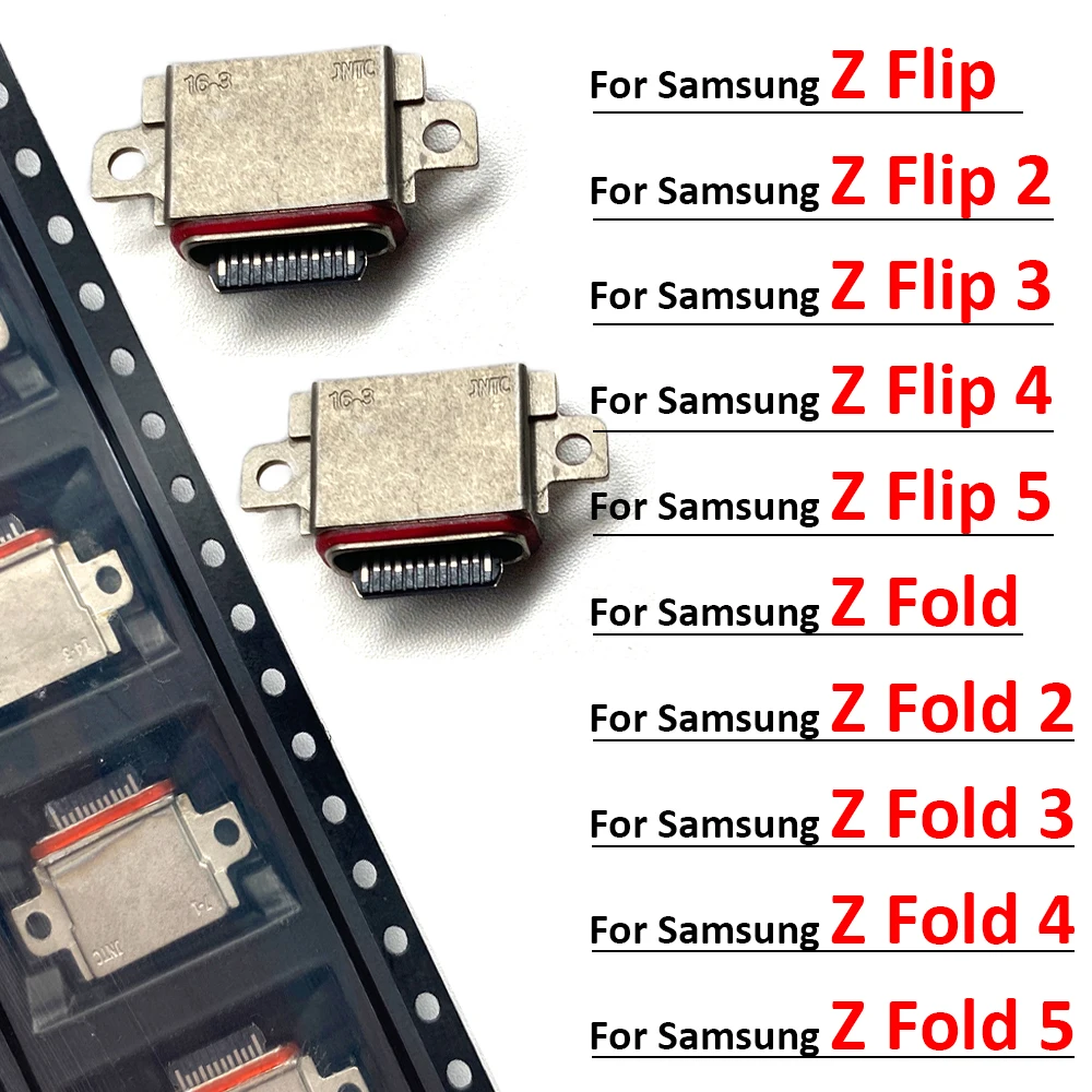 

New For Samsung Z Flip 2 3 4 5 / Z Fold 2 3 4 5 Micro USB Jack Charging Socket Charger Port Plug Dock Connector