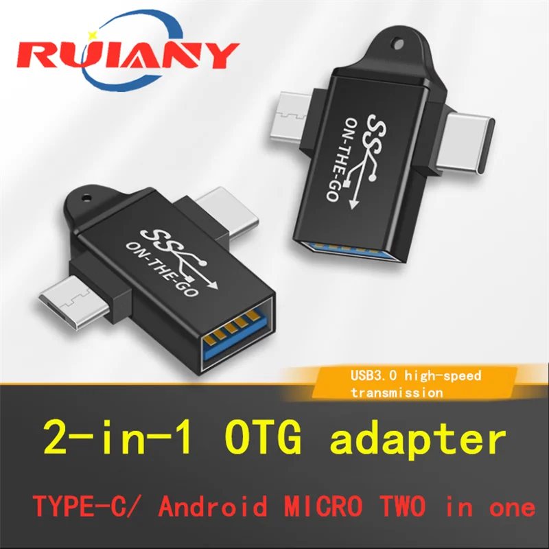 

Mobile phone connect USB USB USB universal charging converter android otg adapter Android