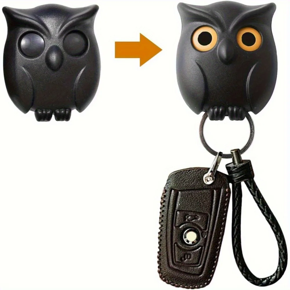 2 Pack Keychain and 3 Pack Owl Key Holder, Magnetic Owl Key Holder, Owl Key Chain Holder, Keychain with Bottle Opener,