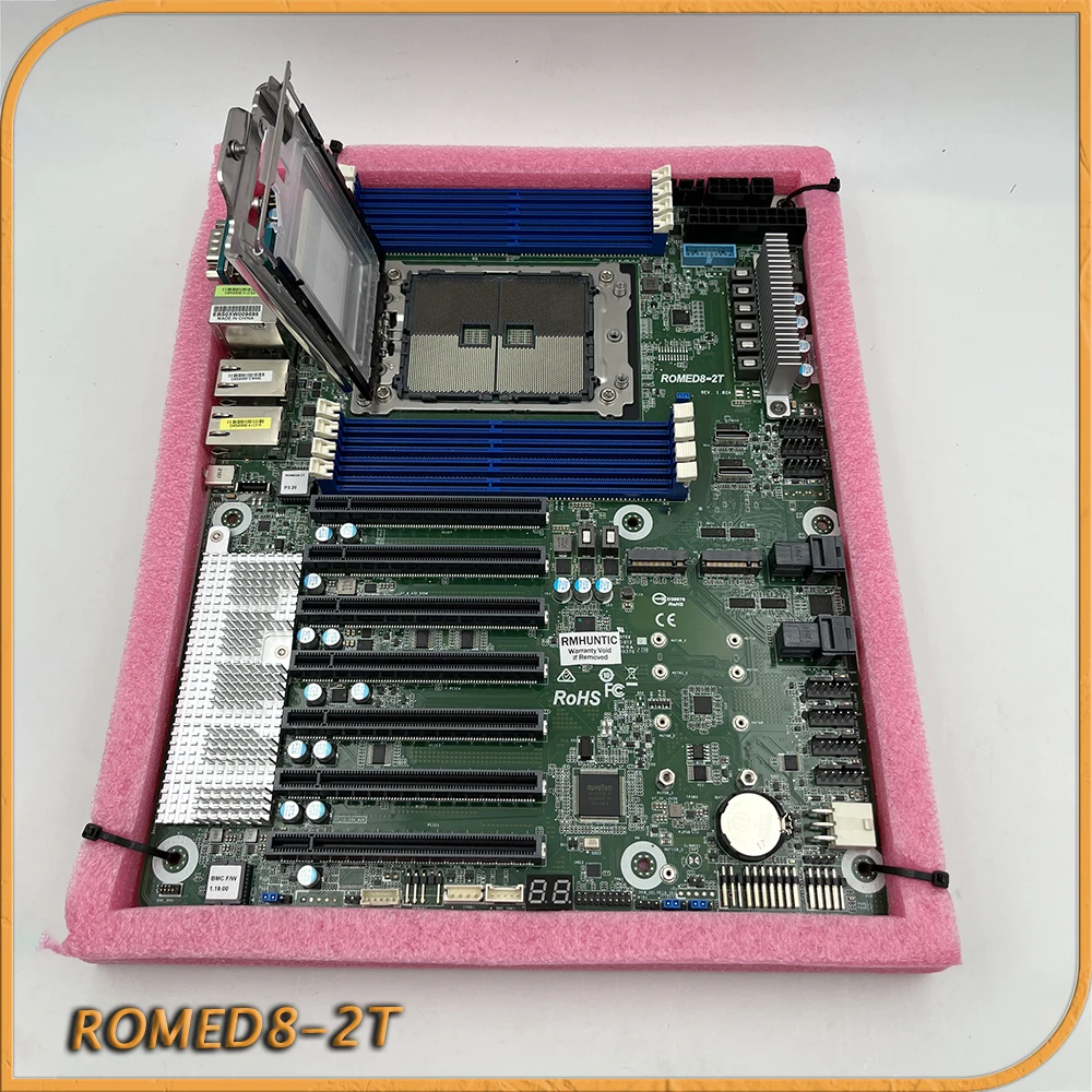 

ROMED8-2T For Asrock Server Workstation Motherboard SP3 LGA4094 DDR4 PCIE 4.0