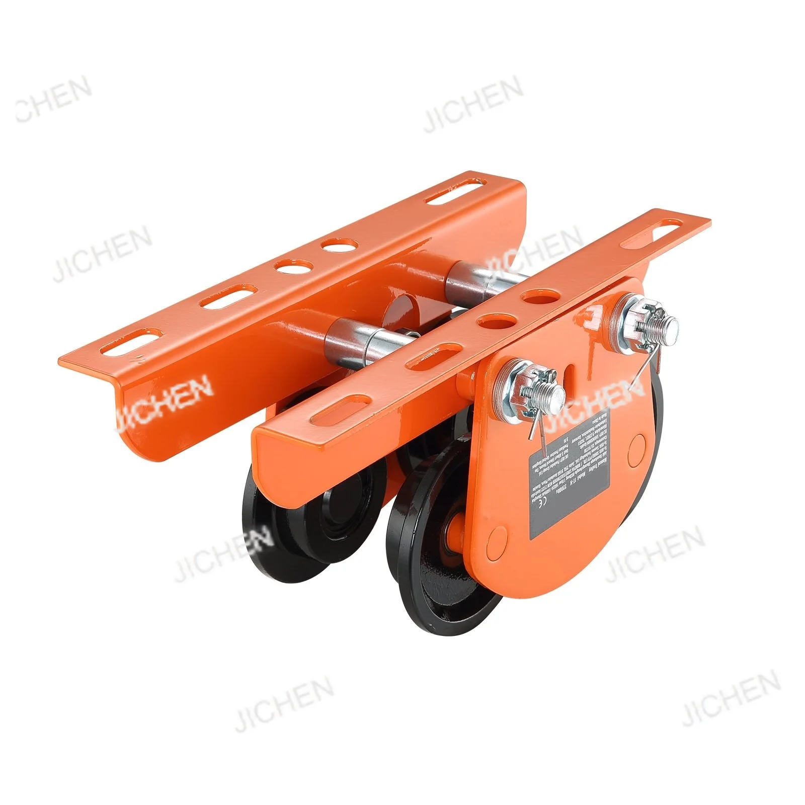 

Electric Hoist Manual Trolley, 2200 Lbs/1 T ,0.5T Capacity for PA200 PA250 PA300 PA400 PA500, Push Beam Trolley with Dual Wheels