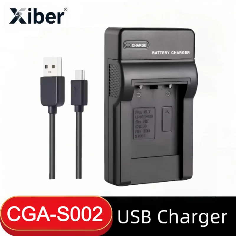 

Xiber CGA-S002 DMW-BM7 CGA S002 S002E S002A battery USB charger for Panasonic Lumix DMC FZ10 FZ15 FZ20 FZ1 FZ2 FZ3 FZ4 FZ5