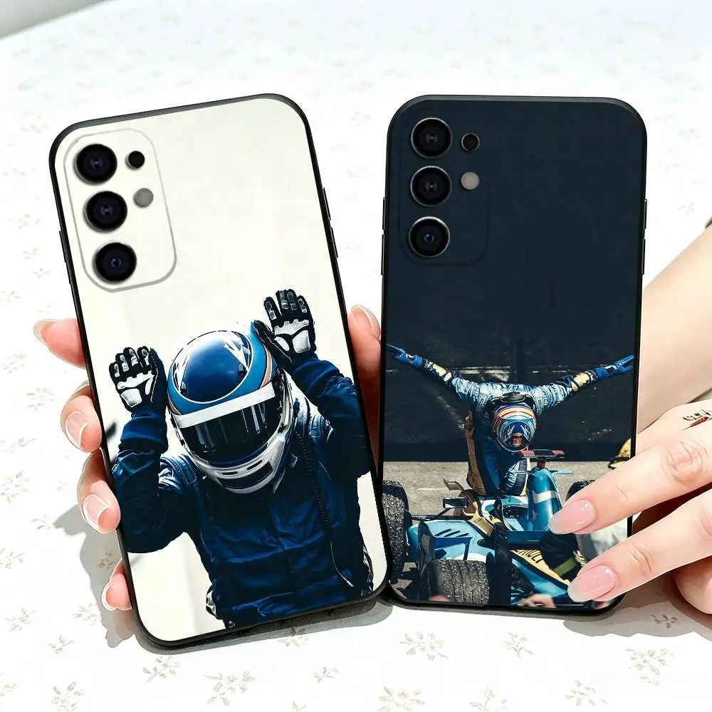 Top racer Fernando Alonso  gift Phone Case Black Silicone Soft For Samsung S25,S24,S21,S22,S23,S30,Ultra,S20,Plus,Fe,Lite