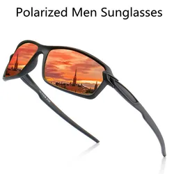 High Quality Outdoor Polarized Sunglasses Men Vintage Square Eyeglasses Mirror Anti-glare Driver's Sun Glasses for Male Female