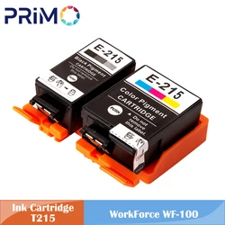 T215 T-215 215 Pigment Ink Cartridge for Epson WF-100 WF100 WF-100W WF100W Printer