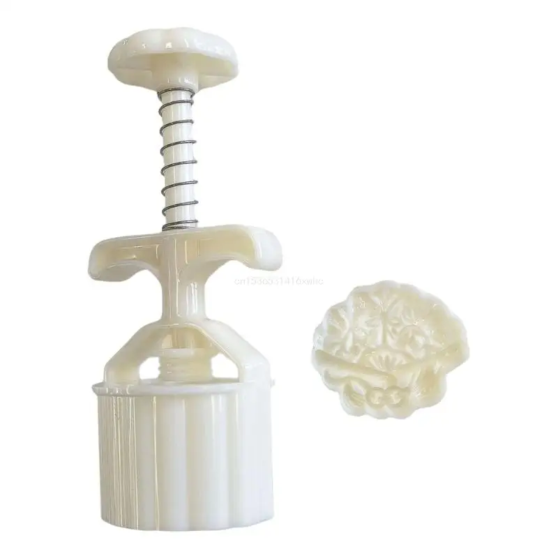 

Dropship Ice Skin Mooncakes Creation Set 75g with Decorative Butterfly Fan Pattern