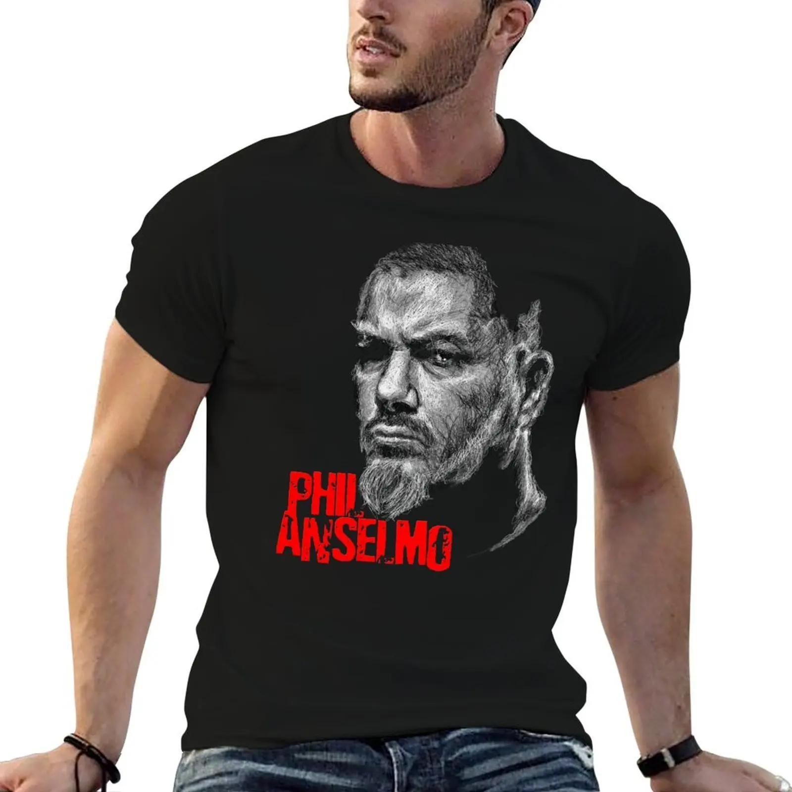 

Phil Anselmo 2 T-Shirt graphic t shirts for man funny t shirts dark humor man t shirt summer T-shirt