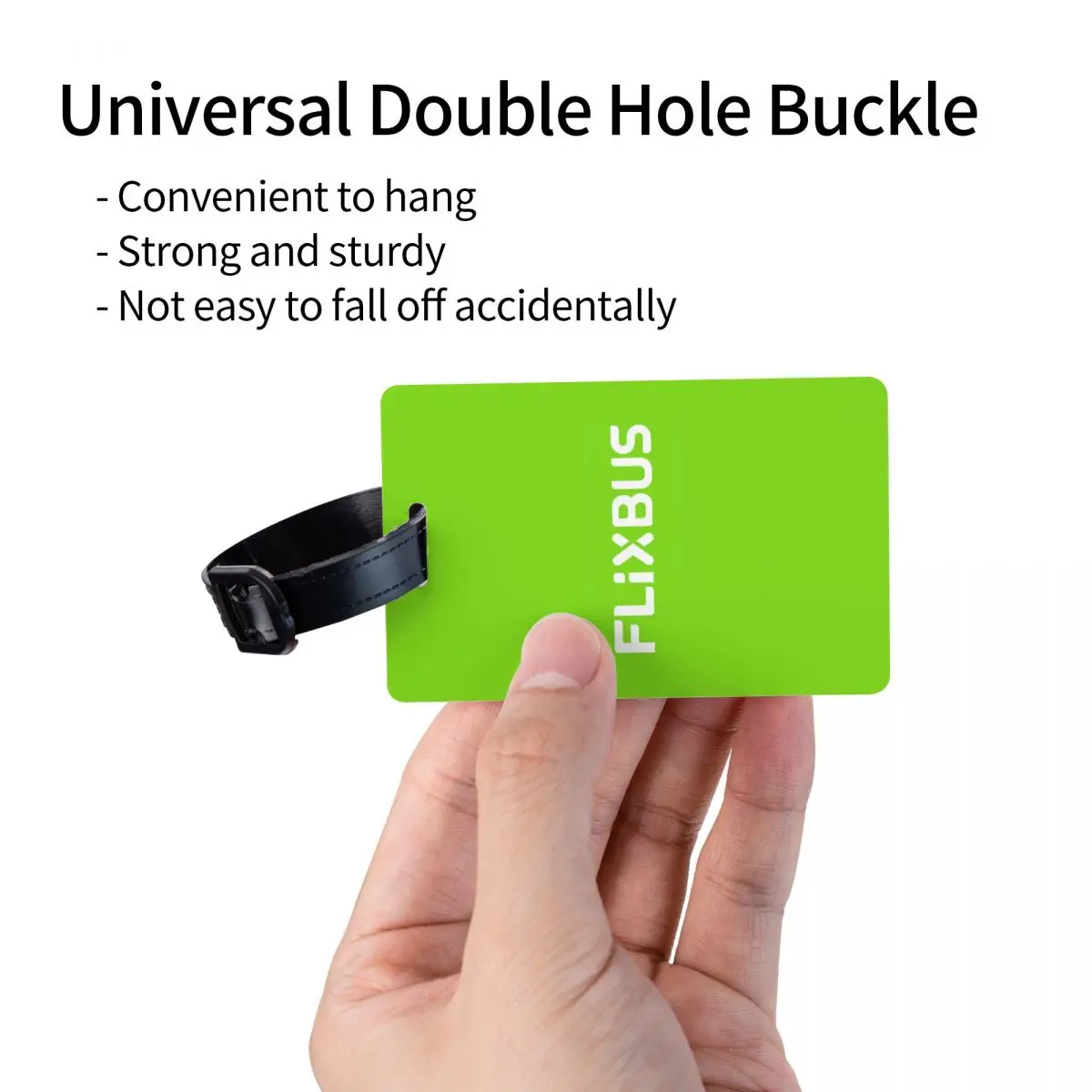Flixbus Luggage Tags Suitcase Accessories Travel Baggage Boarding Tag Label Holder ID Name Address view 3