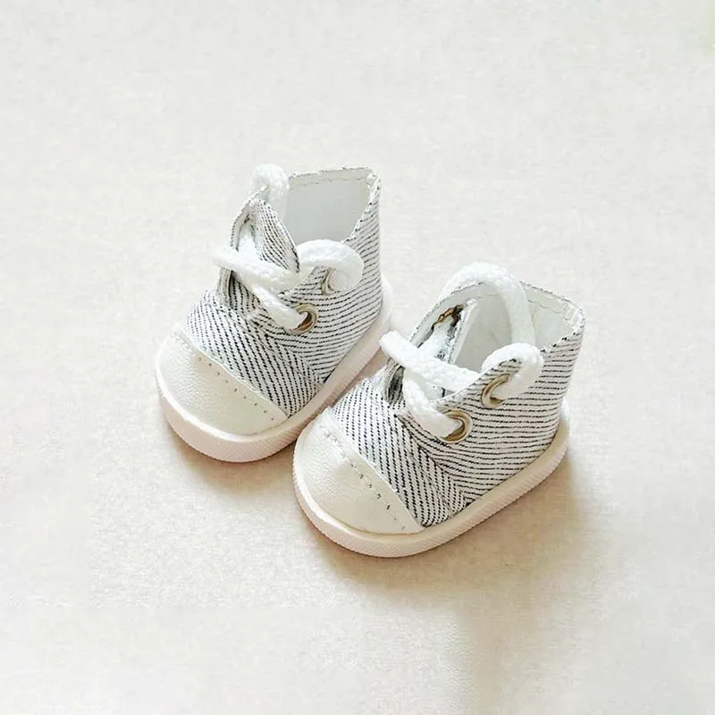 Für 10 cm Baumwolle Puppe Schuhe Mode Leder Schuhe Puppe Zubehör Mini Puppe Sport Schuhe Puppen Zubehör DIY Spielzeug – Detail 10
