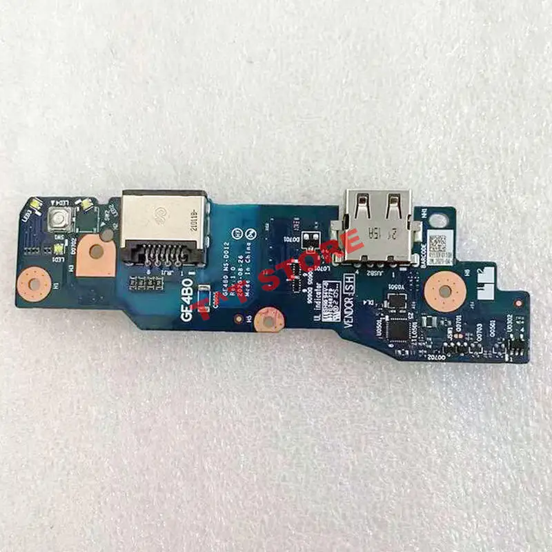 

Original For Lenovo Thinkpad E14 Gen 2 Laptop Power Botton Switch USB Ethernet WLAN IO Board NS-D012 5C50Z44715