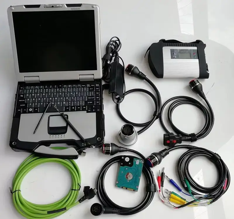 

MB Star C4 SD Conenct Compact 4 с 90% новым программным обеспечением для ноутбука cf31 PC CF-31 V2025.06 жесткий диск для диагностического сканера Merce-des