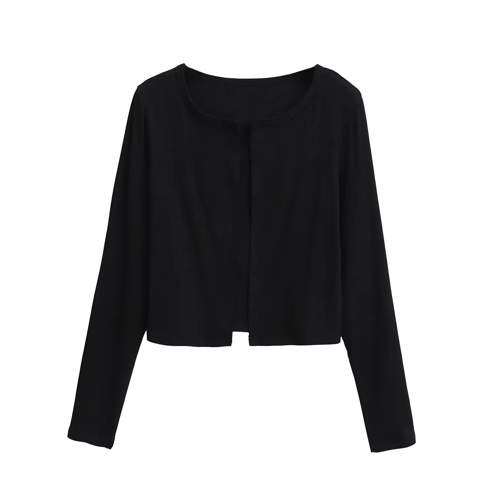 Street Sle Jazz Dance Top Multi-Color Hot Girl Waistcoat Slimming ort Open Cardigan Ladies Faion Summer Outerwear