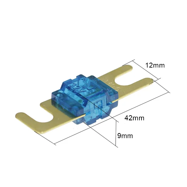 ANL Gold Plated Blade Bolt U Type Fuses Audio Sound Fuses 20A 40A 50A 60A 70A 80A 100A 125A 150A 175A 200A 32V
