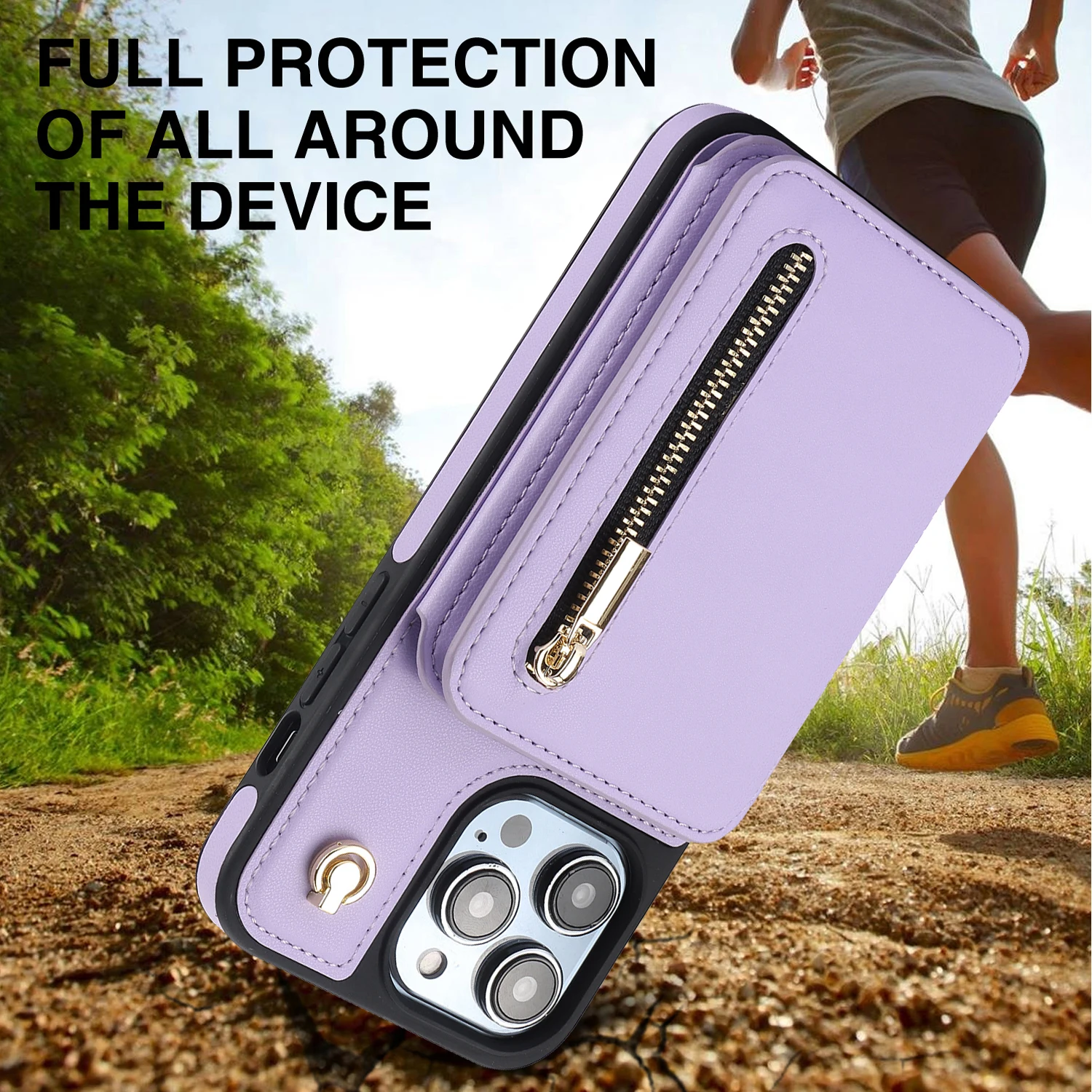 Crossbody Lanyard Zipper Wrist Strap Wallet with Card Holder Phone Case for iPhone 16 15 14 13 12 11 Pro Max X XR 7 8 Plus Cover