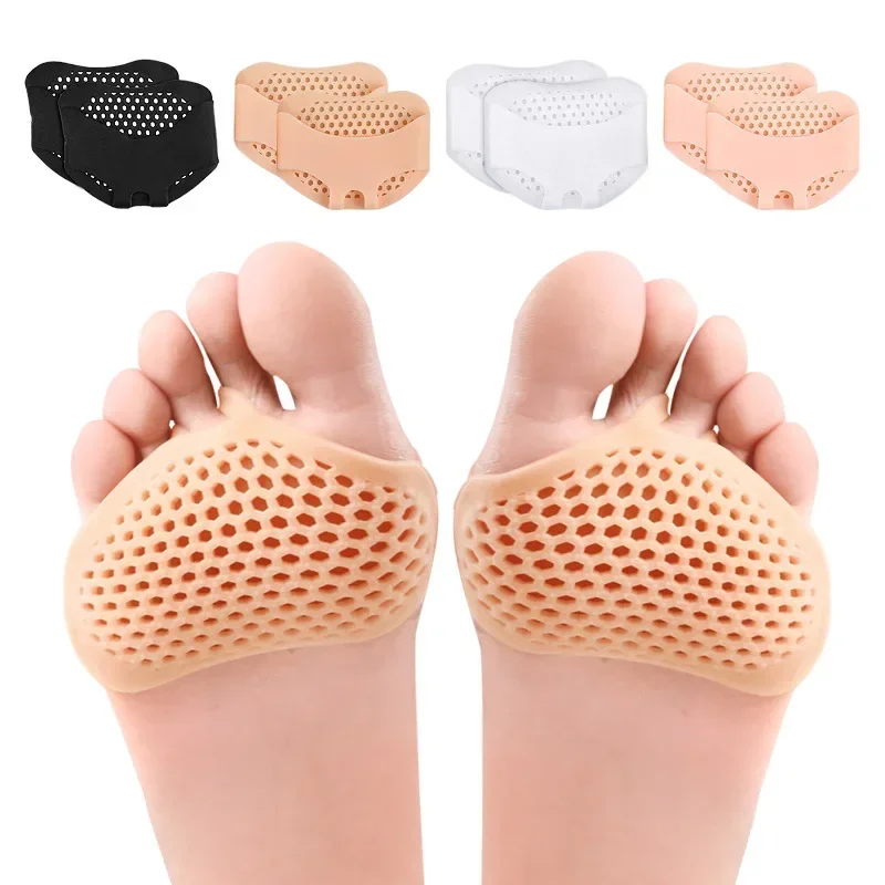 Silicone Metatarsal Pads, Toe Separation Foot Pads, Orthopedic Foot Massage Insoles, Forefoot Socks, Foot Care Tools ﻿