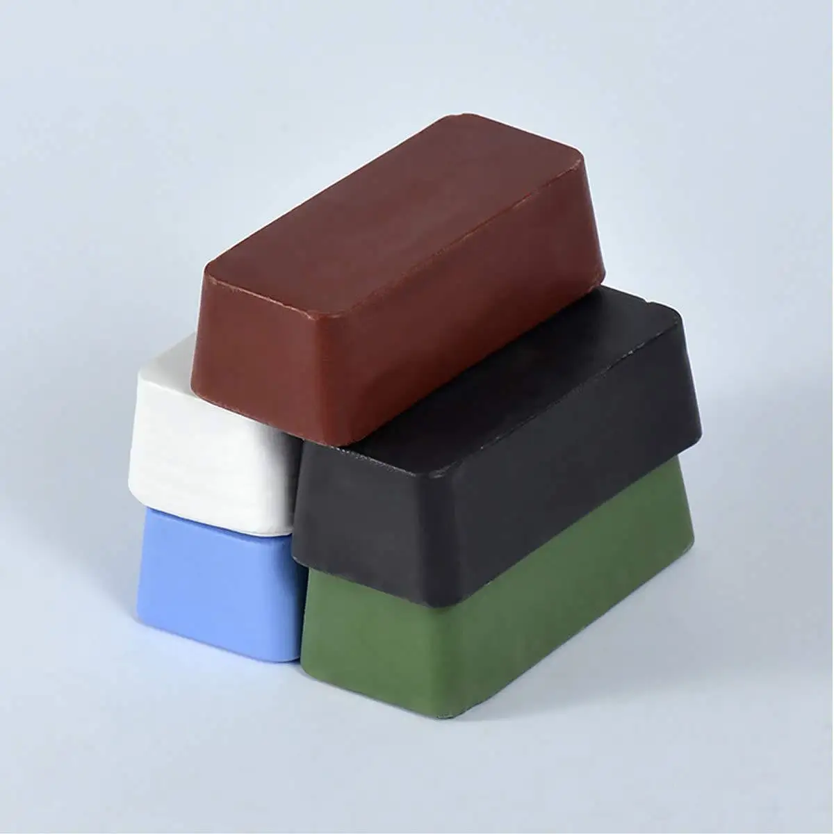 Set Edelstahl-Metall-Polierwachs, feste Polierpaste, Dekontamination, Kratzerreparatur und Entfernung von Schleifblöcken – Detail 1