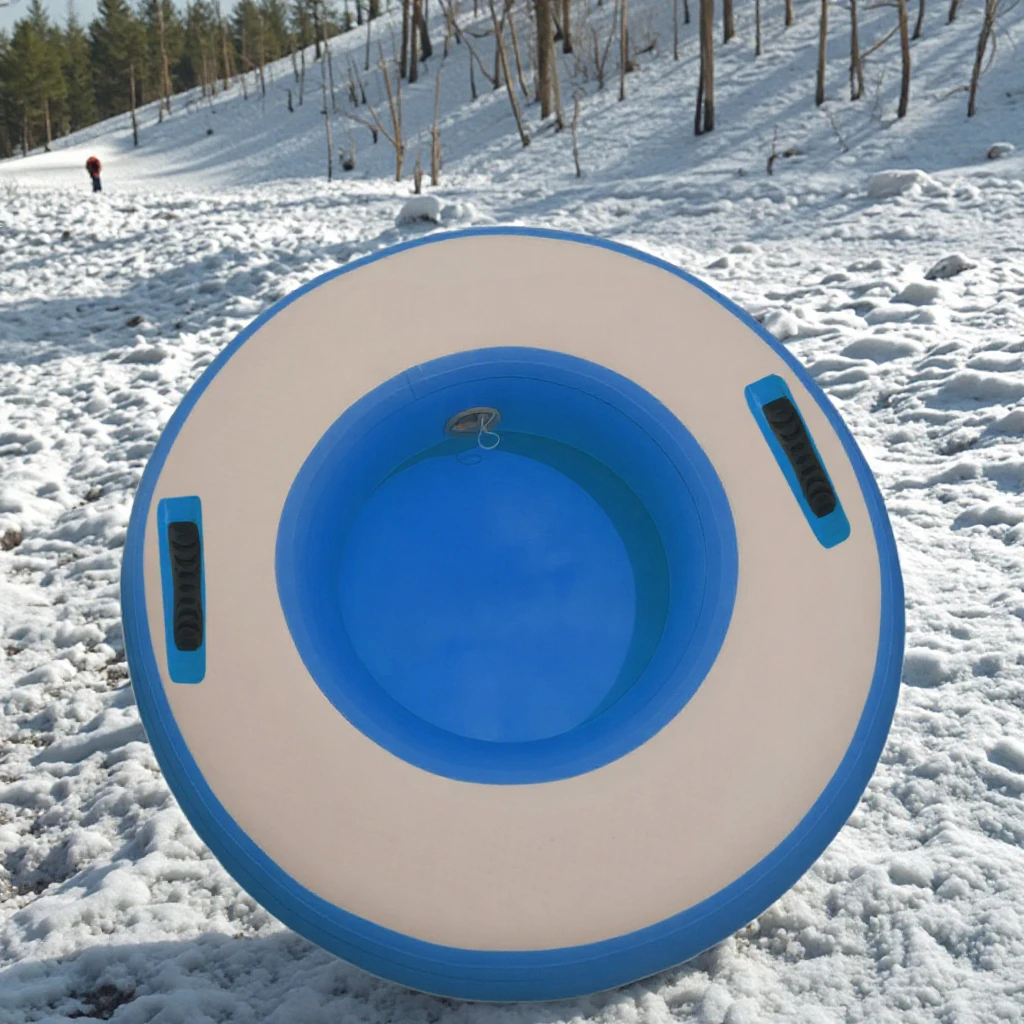 

Pvc Double Wall Fabric Ski Tube 80cm Towable Snow Sled Hard-bottom Cover Ski Tube