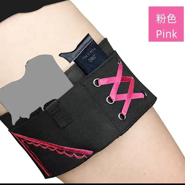 Verstellbares Oberschenkelholster für Damen mit 6 Ösen und rutschfesten Hosenträgern, tragbarer Halter für Jagd, Camping, Outdoor, Alltag und Auto – Detail 10
