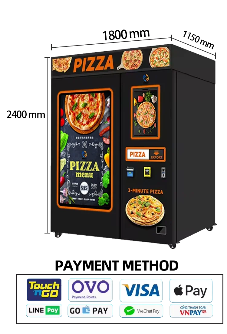 YG Customized Smart Fully Automatic Pizza Making Vending Machine Fresh Hot Food Lets Buy The Pizza-vending-machine For Sale Reta