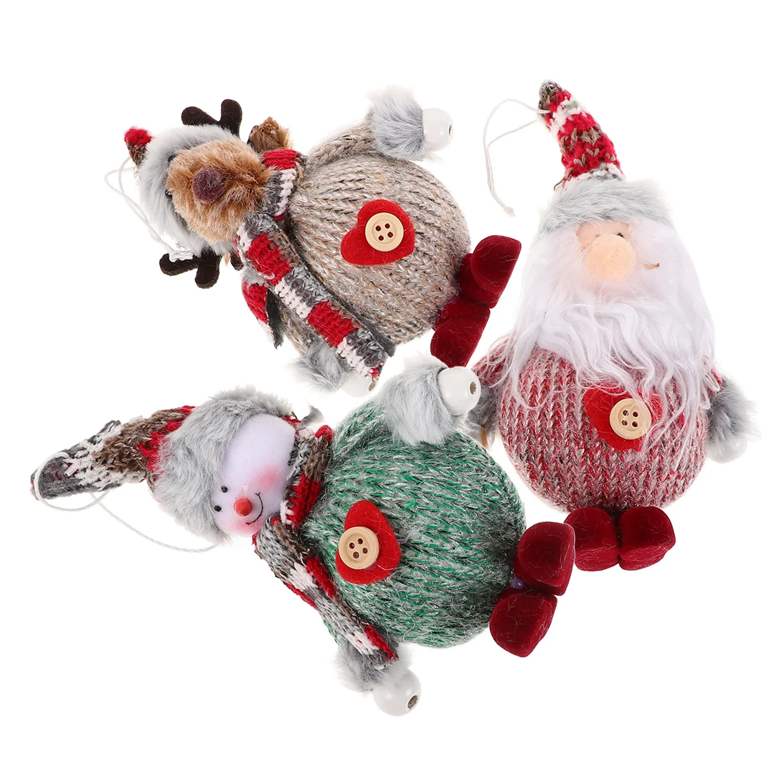 

3Pcs Christmas Tree Pendants Xmas Supplies Exquisite Craftsmanship Holiday Decoration Versatile Use Christmas Hanging Ornament