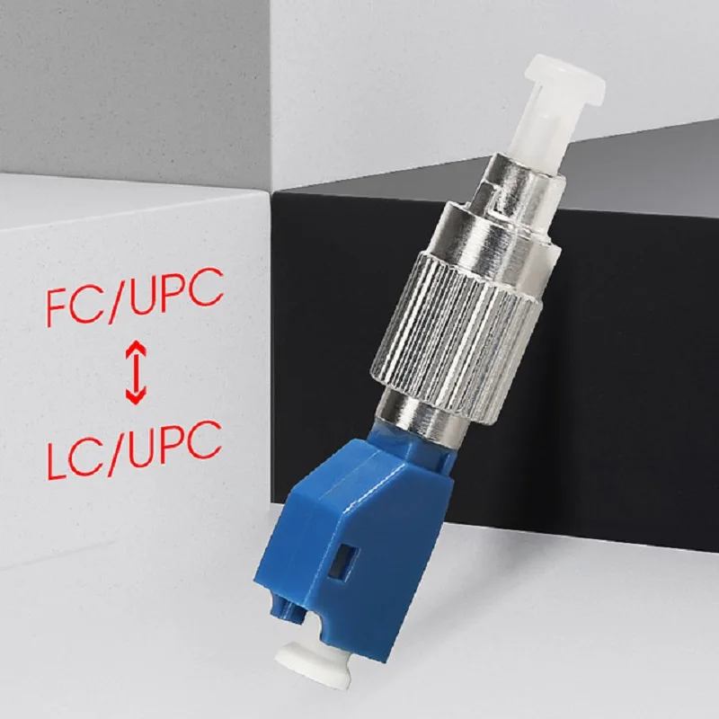 2 قطعة/الوحدة LC/UPC الإناث إلى FC/UPC الذكور الهجين تحويل محول المقرنة FC-LC SM-9/125 البصرية محول موصل