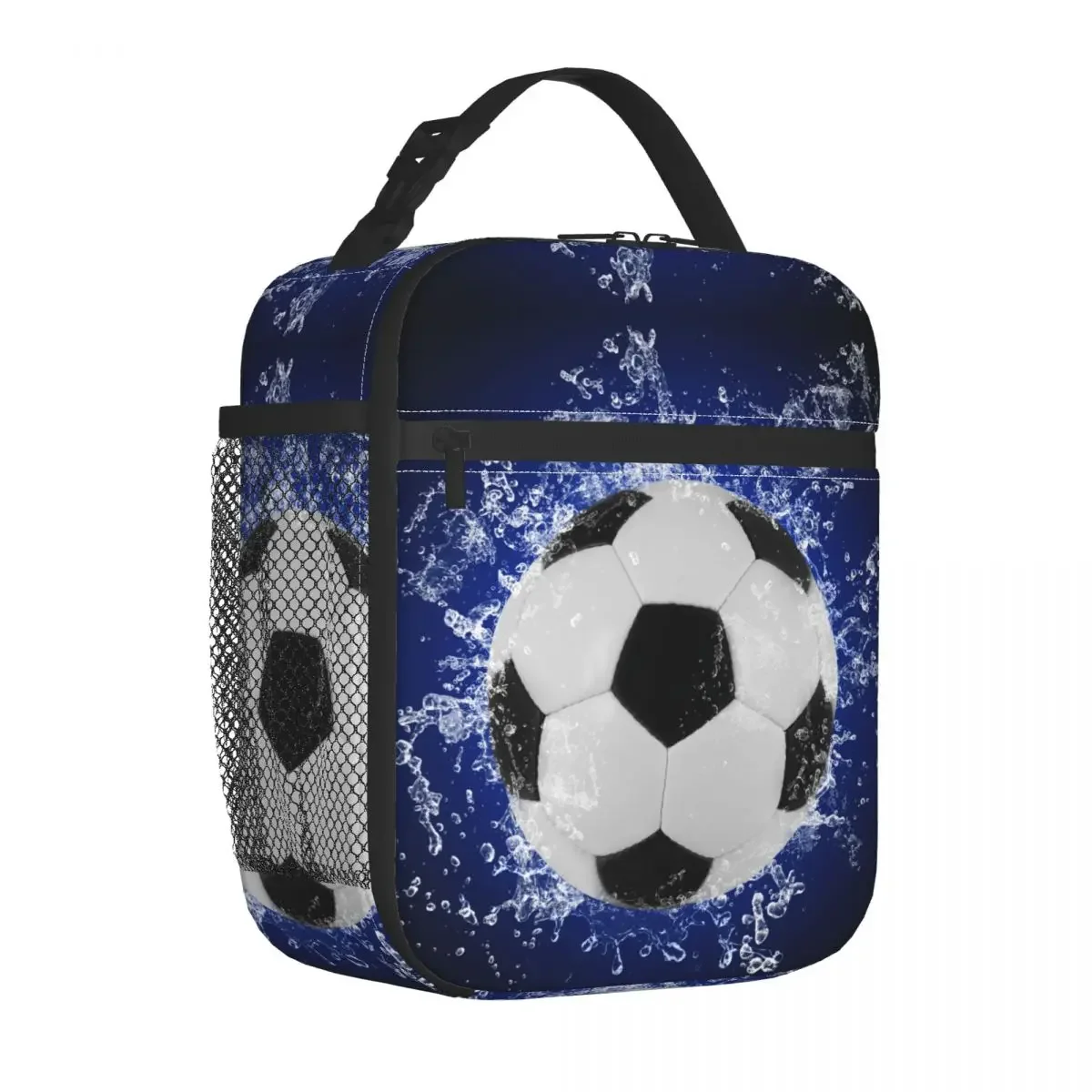 

Soccer Sports Insulated Lunch Bags Thermal Bag Meal Container Football Balls Tote Lunch Box Food Handbags Office Picnic