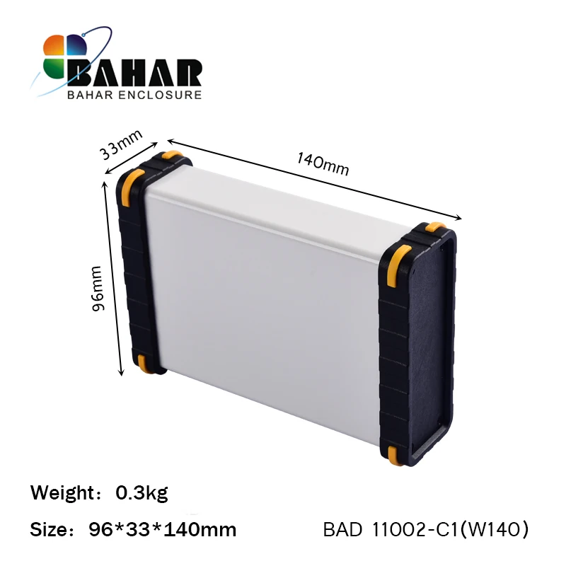 Bahar Aluminum Enclosure Wire Junction Box Instrument Shell Battery Box Model BAD11002 DIY conflux case Electronics Project box