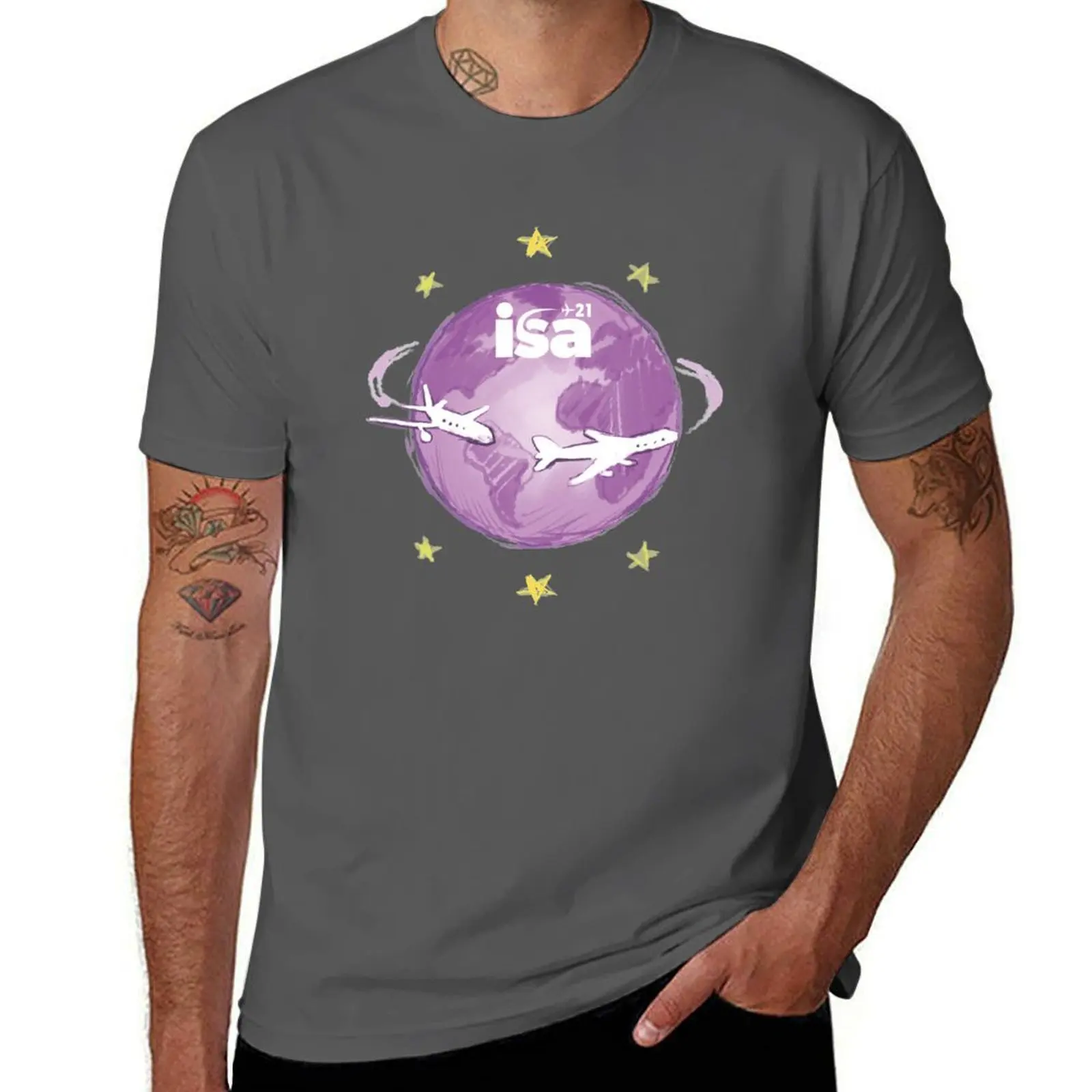 

Look after our earth, look up to the skies T-Shirt Big Size Loose Fit Tee Shirt