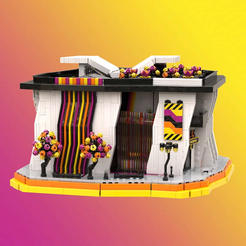 

Модульный конструктор Moc: Музей современного искусства. Технологичные модульные блоки. Подарки, рождественские игрушки, наборы для самостоятельной сборки.