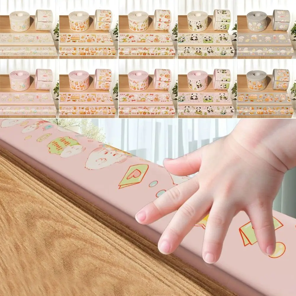 2m Desk Edge Guard Strip Cartoon Thickened Table Anti Collision Cushion Waterproof Self Adhesive Wall Corner Protector