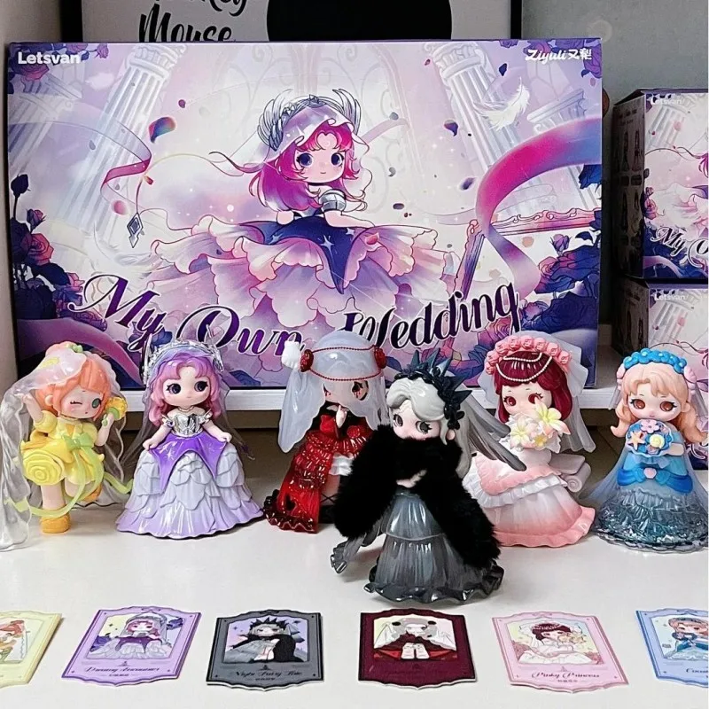 

New Ziyuli My Own Wedding Series Blind Box Kawaii Ziyuli V6 Mystery Box Action Figure Doll Model Surprise Collection Toy Gift