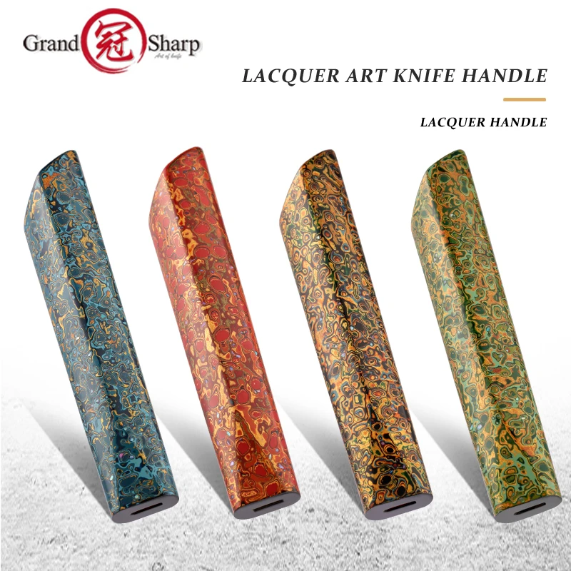 

Grandsharp lacquer Art Knife Handle DIY Knife Handle Kitchen Knife Parts Chef's Knife Handle Tools