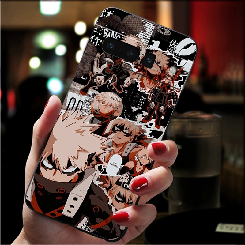 Phone Case For Google Pixel 10 9 Pro XL 9A 8 7 6 Pro Pixel 8A 7A 6A Pixel 8 7 6 5 Anime My Hero Academia deku bakugou Boku