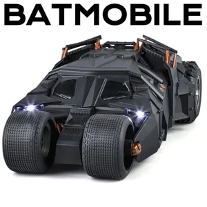 Skala Besar 1:18 Mainan Model Mobil Batmobile Trilogi Ksatria Gelap Suara Semprotan Geser Ringan Model Kendaraan Ornamen Hadiah 10 penjualan terbaik 1 18 mobil model skala - №
