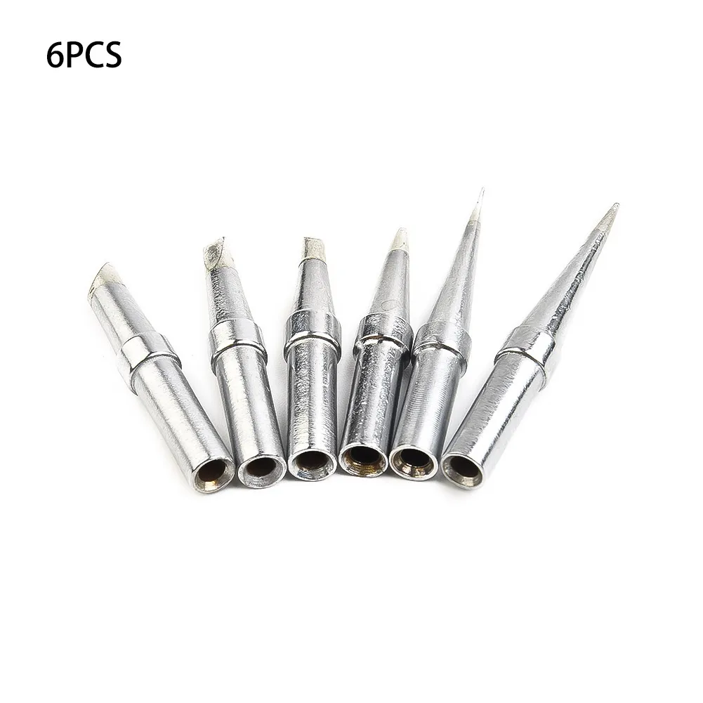 6Pcs/Set Replacement ET Soldering Iron Tips For Weller WE1010NA WESD51 WES50/51 Various Tip Styles For Different Soldering Jobs image 3