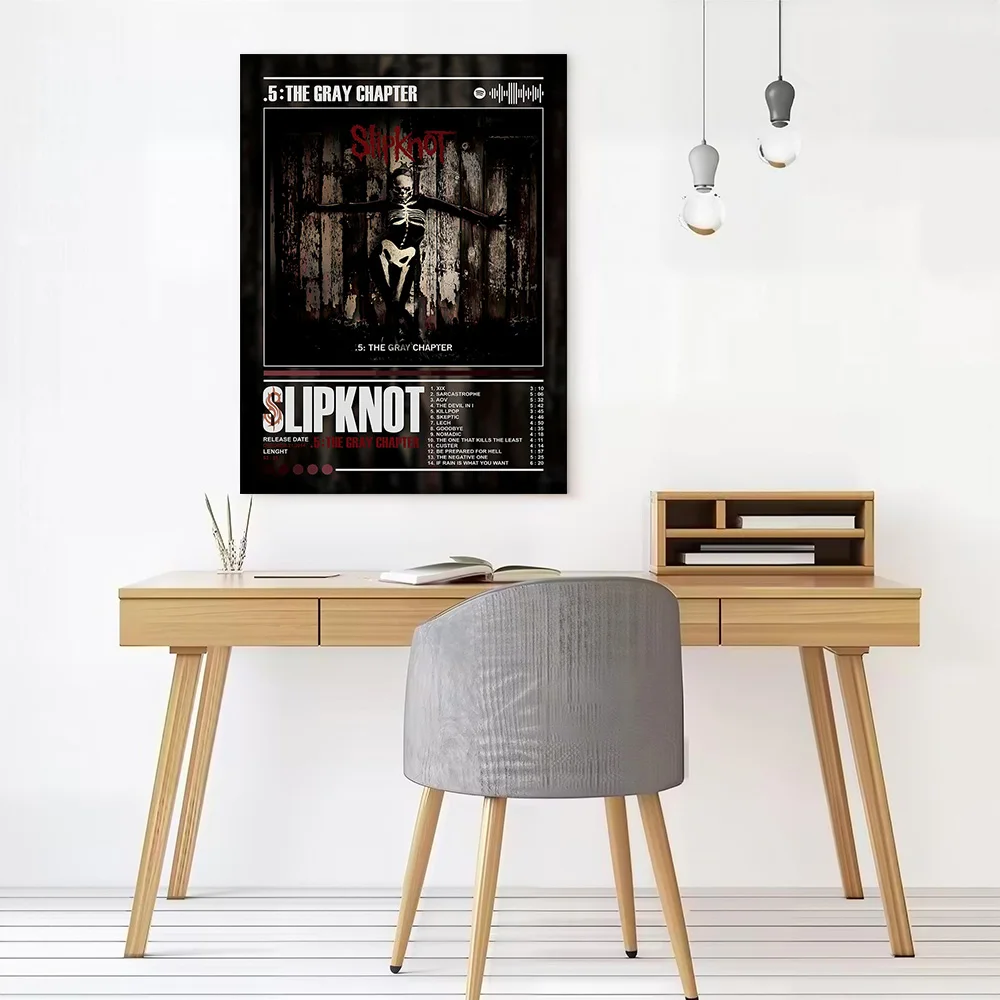 Slipknot .5: The Gray Chapter Album Printed Canvas Poster Custom Pictures Wall Art Canvas Painting for Living Room Decorations