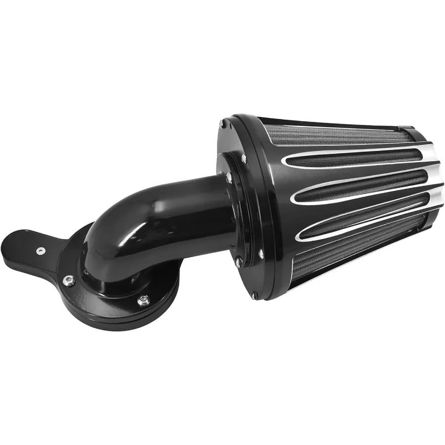 مجموعة أدوات تنظيف مدخل الهواء المصاصة فلتر الهواء لدراجة Harley Davidson Touring Trike 0816 Softail 1617 Dyna 17 مع مبيت أسود و Gre