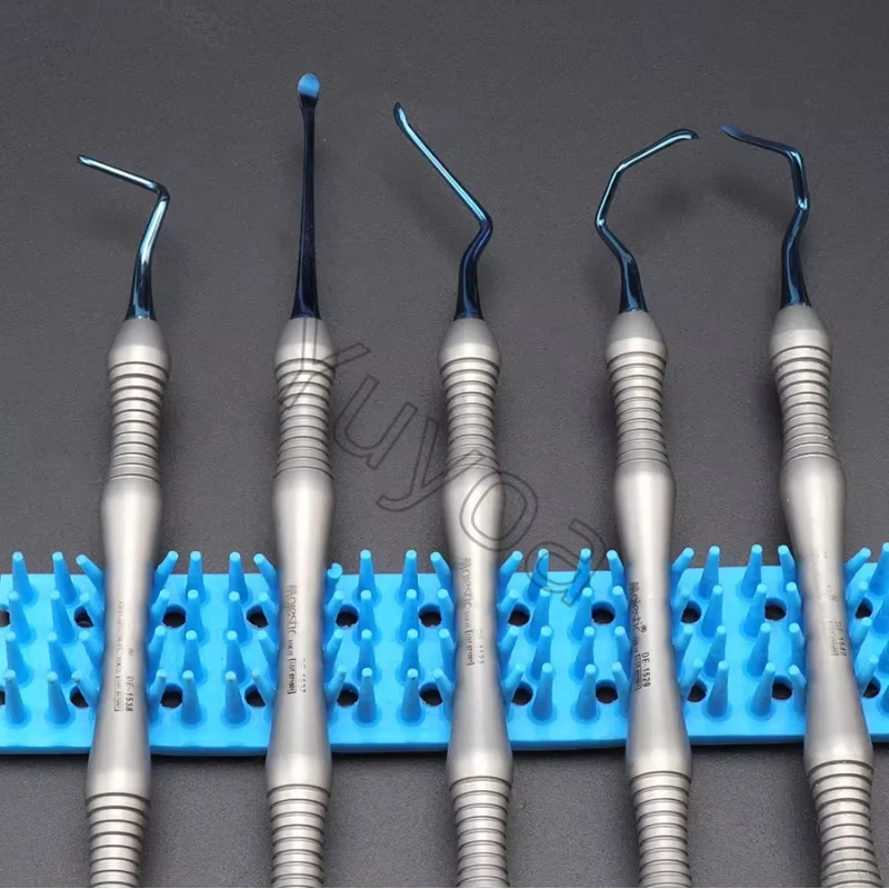 5pcs/set Dental Periodontal Tunnel Knife Vestibular Incision Subperiosteal Tunnel Access Tool Debtist Instruments